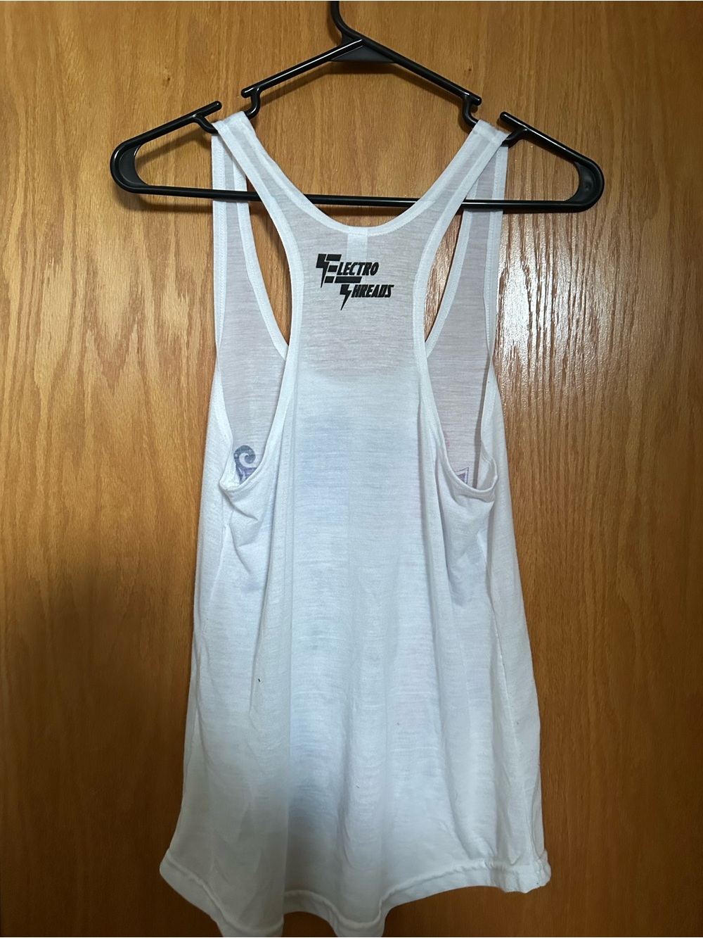 White Racerback Tank - Picture 2 of 3